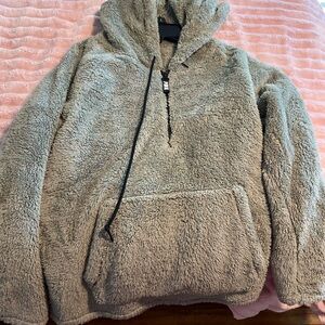 Cozy Green Sherpa Hoodie pink by Victoria’s Secret